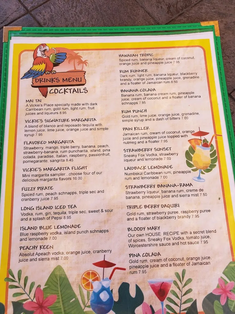 Menu_Vickie's Place_McHenry, IL_image_old_2