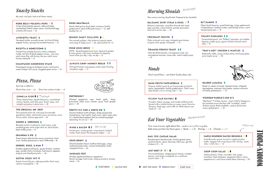 Menu_Wooden Paddle_Lemont, IL_image_old_1