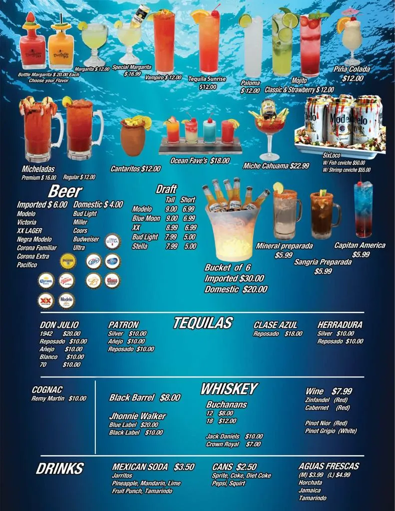 Menu_Ocean Seafood_Lindenhurst, IL_image_old_1