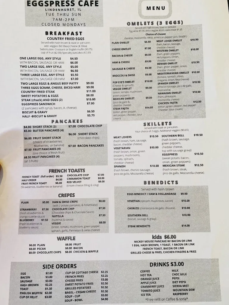 Menu_Eggspress Café - Lindenhurst_Lindenhurst, IL_image_old_3
