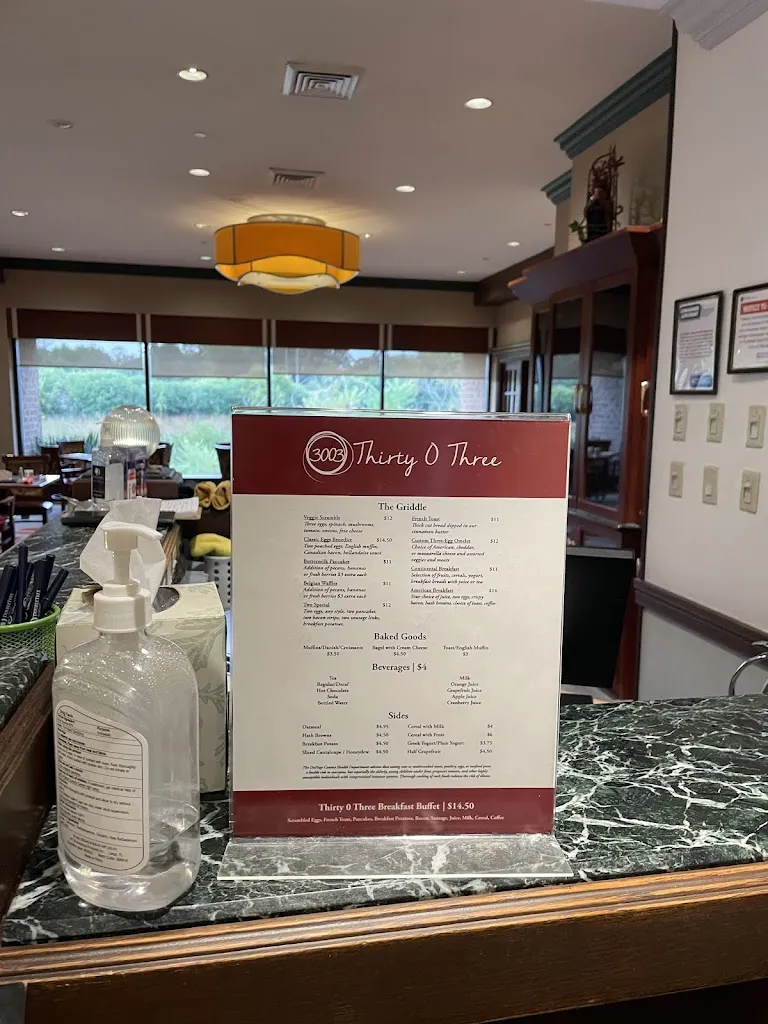 Menu_Thirty 0 Three Restaurant_Lisle, IL_image_old_3