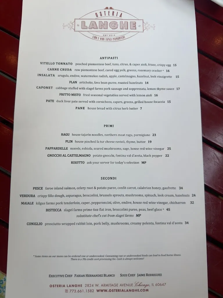 Menu_Osteria Langhe_Chicago, IL_image_old_3