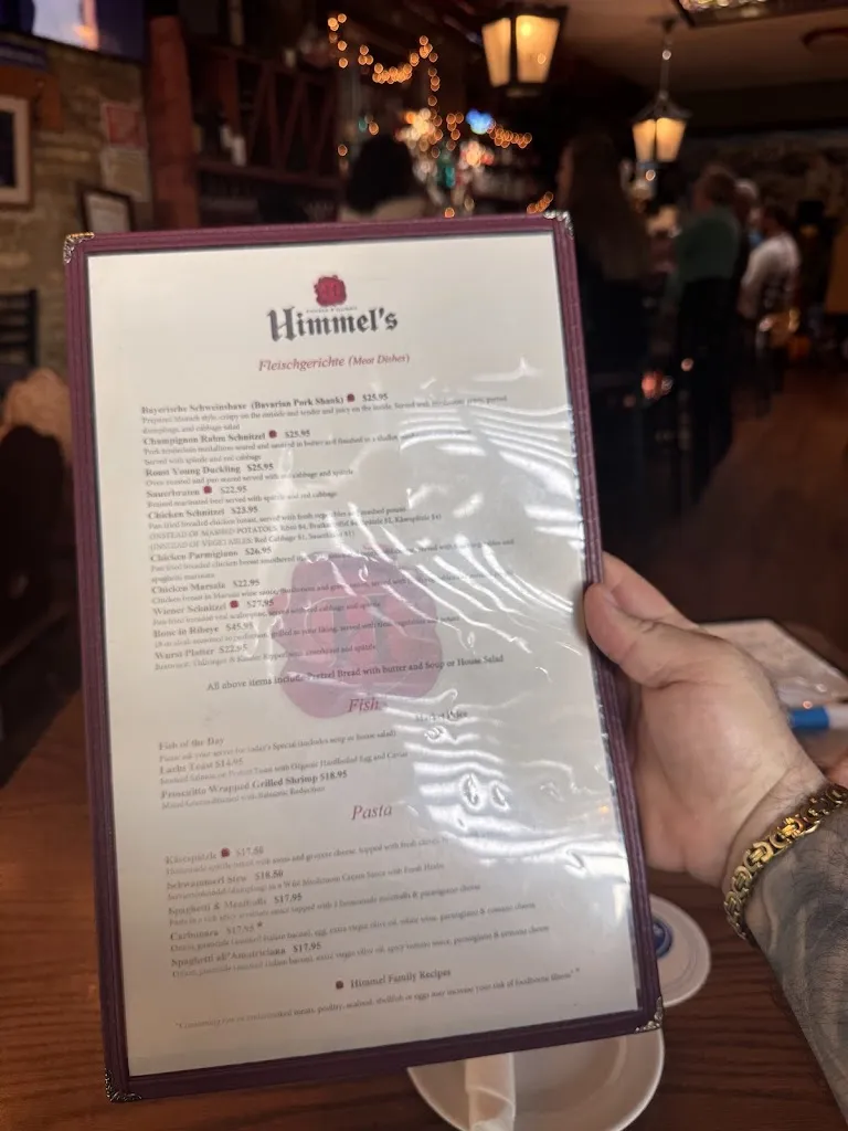 Menu_Himmel's_Chicago, IL_image_old_2