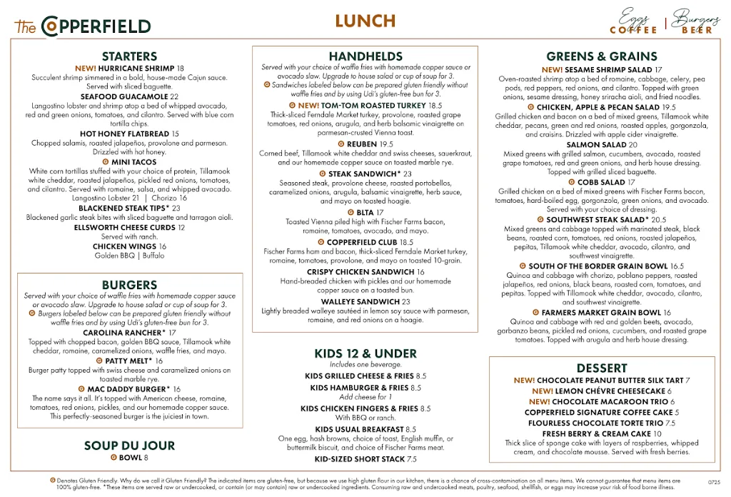 Menu_The Copperfield_Mendota Heights, MN_image_old_2