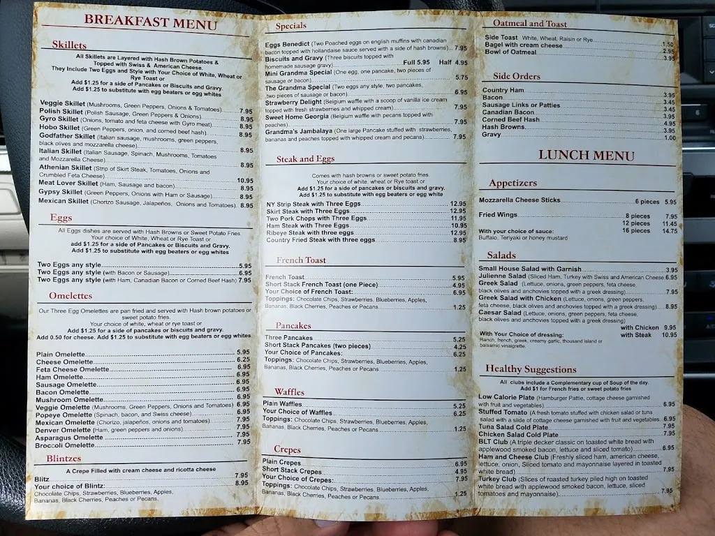 Menu_Grandma's Pancake House_Minooka, IL_image_old_1