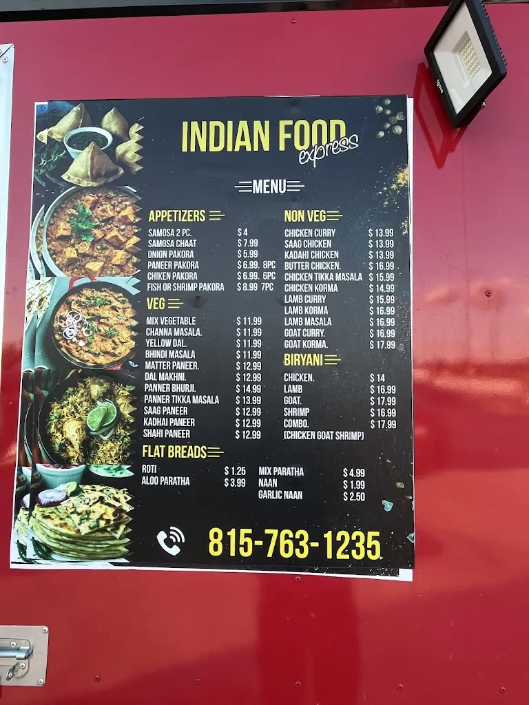 Menu_Indian food express_Minooka, IL_image_old_3