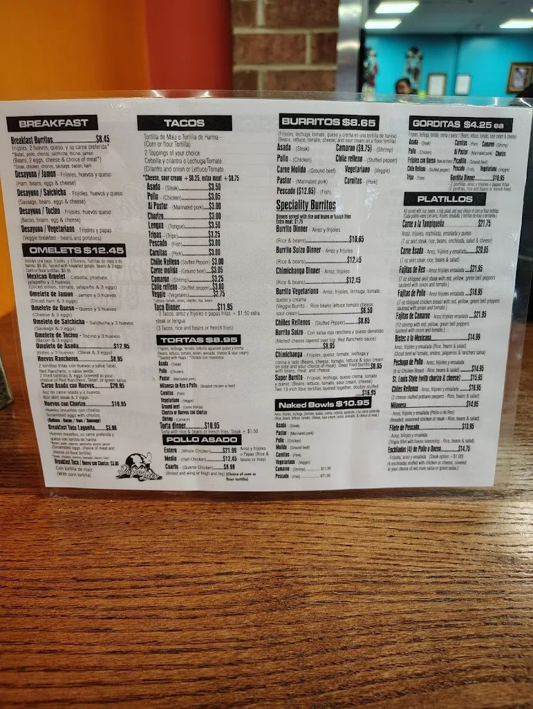 Menu_Papa Luis Super Burrito Y Tacos_1301 Hamilton Ave, University_image_old_2