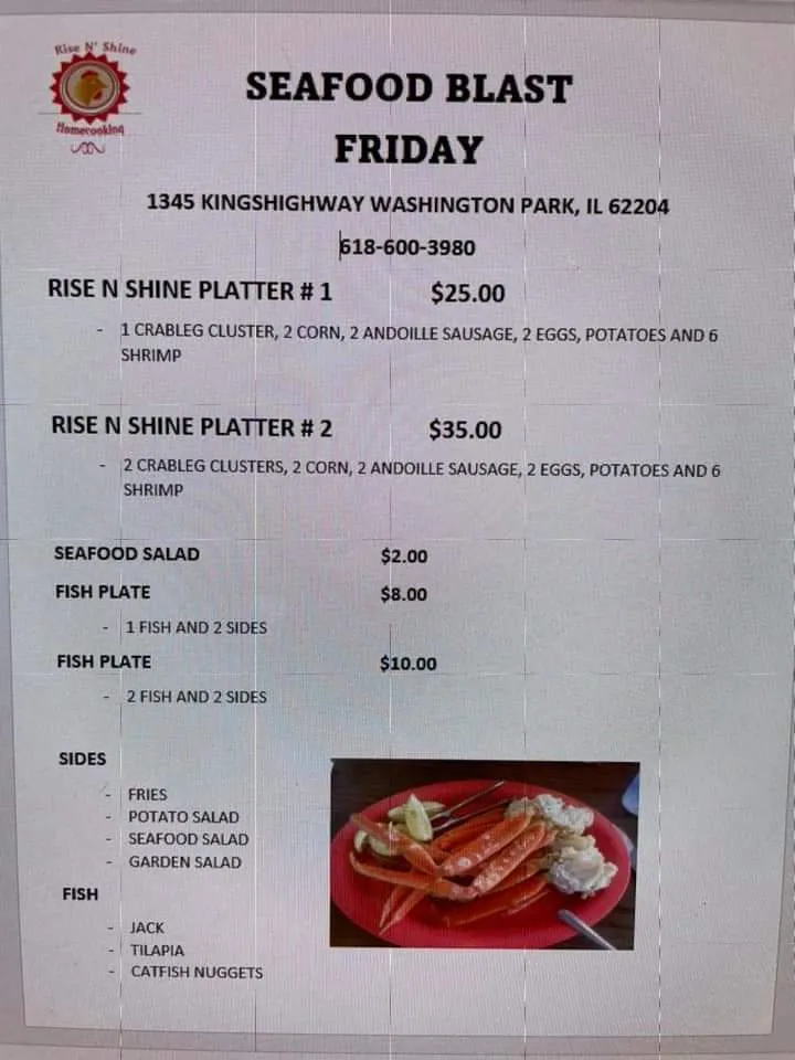 Menu_Rise N' Shine_East St Louis, IL_image_old_1