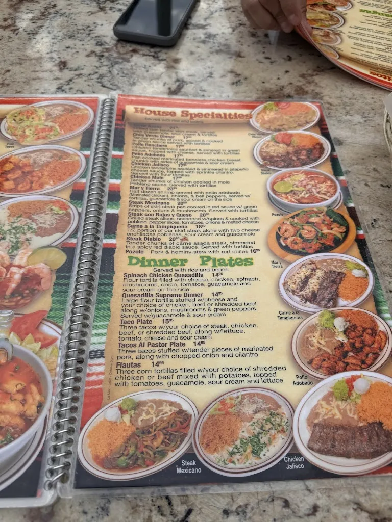 Menu_La Mex_Joliet, IL_image_old_2