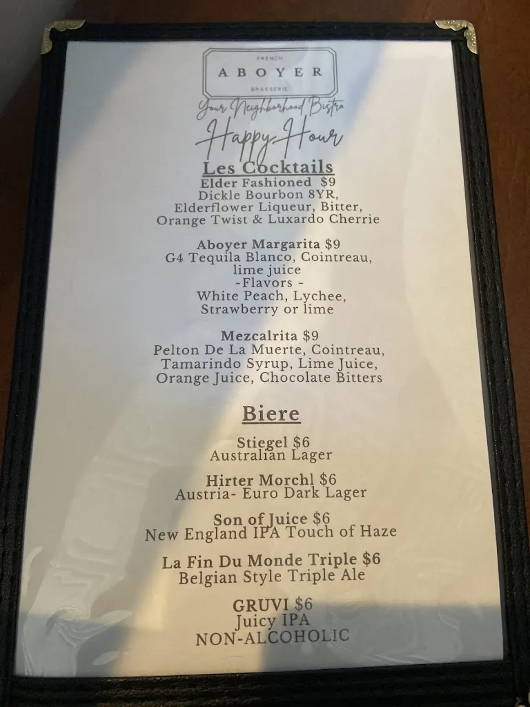 Menu_Aboyer_Winnetka, IL_image_old_3