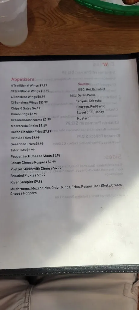 Menu_Riverview Bar & Restaurant_Decatur, IN_image_old_2