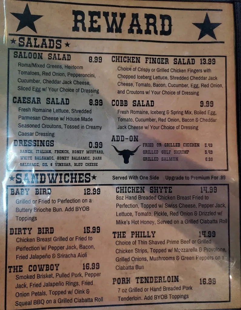 Menu_3rd Street Saloon_Boonville, IN_image_old_2