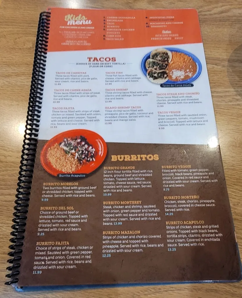 Menu_Casa Del Sol_Nashville, IN_image_old_2