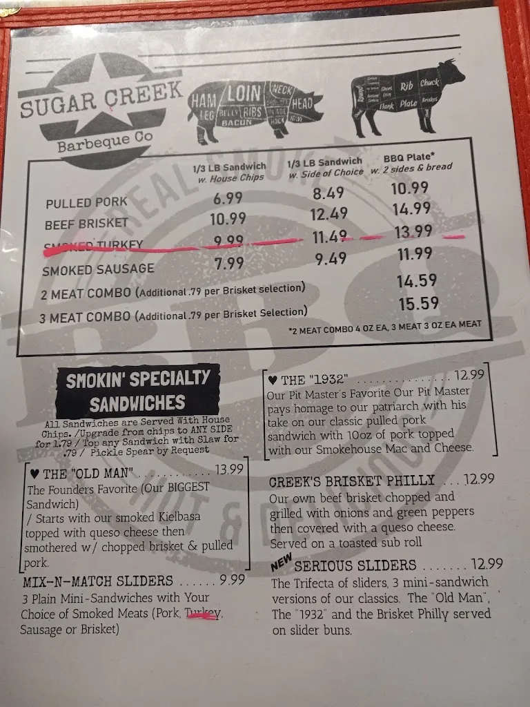 Menu_Sugar Creek Barbeque Co_Nashville, IN_image_old_3