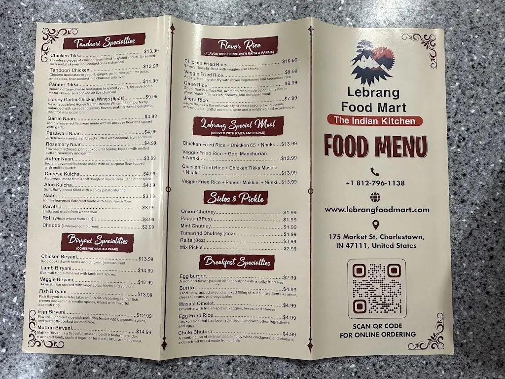 Menu_Lebrang Food Mart 