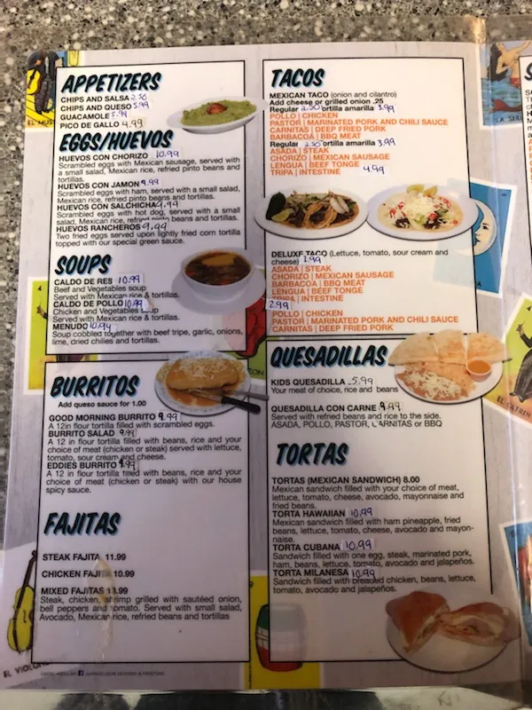 Menu_La Pasadita and Grocery Store_Charlestown, IN_image_old_2