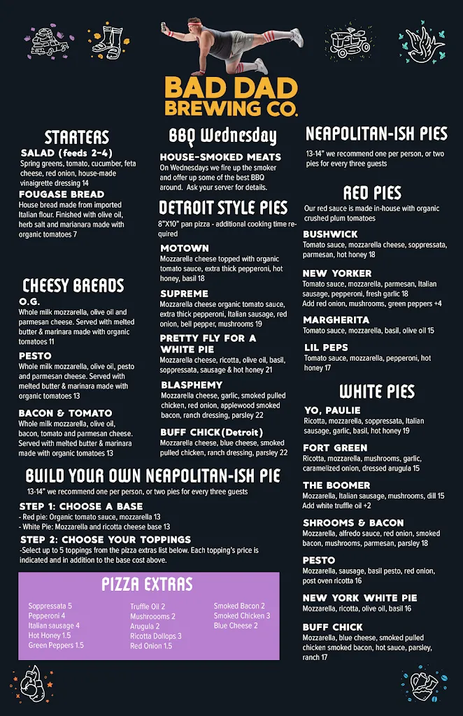 Menu_Bad Dad Brewing Co._Fairmount, IN_image_old_1