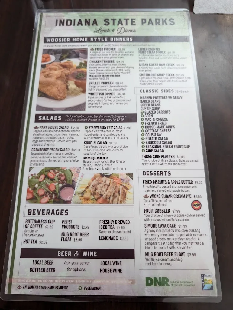 Menu_The Narrows Restaurant_Marshall, IN_image_old_2
