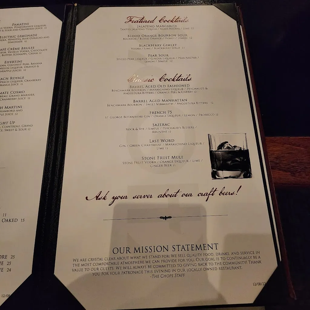 Menu_Chop's_Fort Wayne, IN_image_old_3