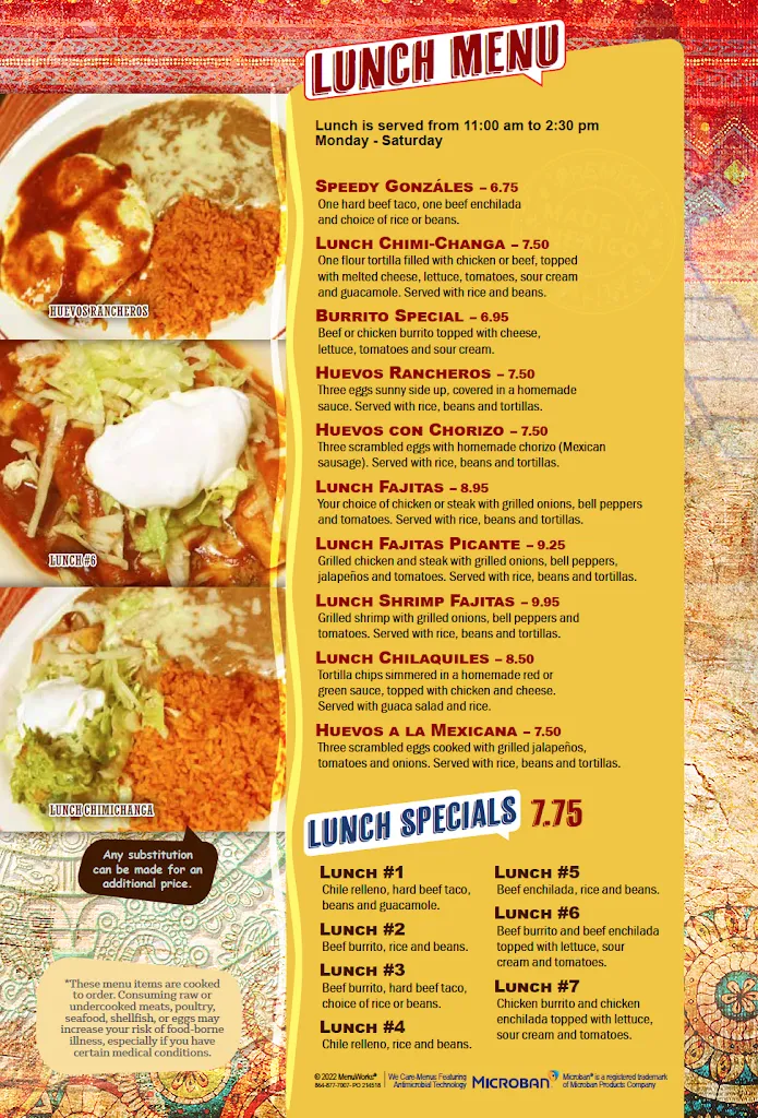 Menu_Fiesta Tapatia_Granger, IN_image_old_3