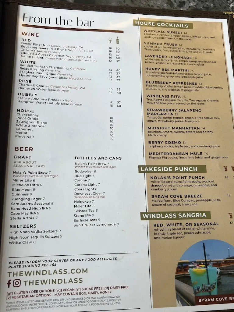 Menu_The Windlass_Lake Hopatcong, NJ_image_old_1
