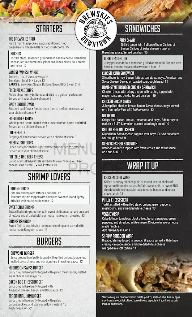 Menu_Brewskies Downtown_Seymour, IN_image_old_1