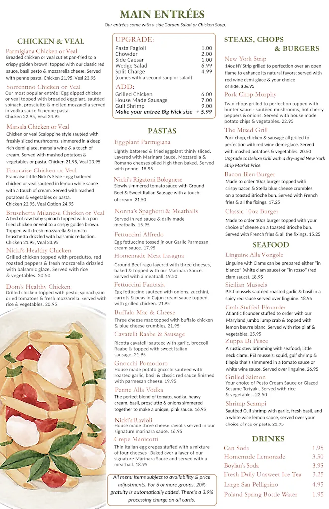 Menu_Little Nicki's Italian Restaurant_Lake Hopatcong, NJ_image_old_1