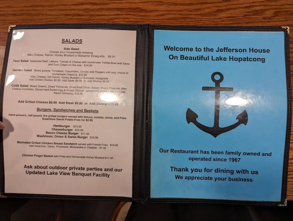 Menu_Jefferson House_Lake Hopatcong, NJ_image_old_2