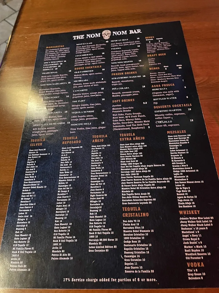 Menu_Nom Nom Tacos & Tequila_Lafayette, IN_image_old_1