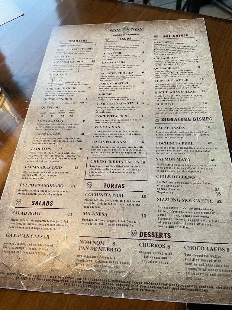 Menu_Nom Nom Tacos & Tequila_Lafayette, IN_image_old_3