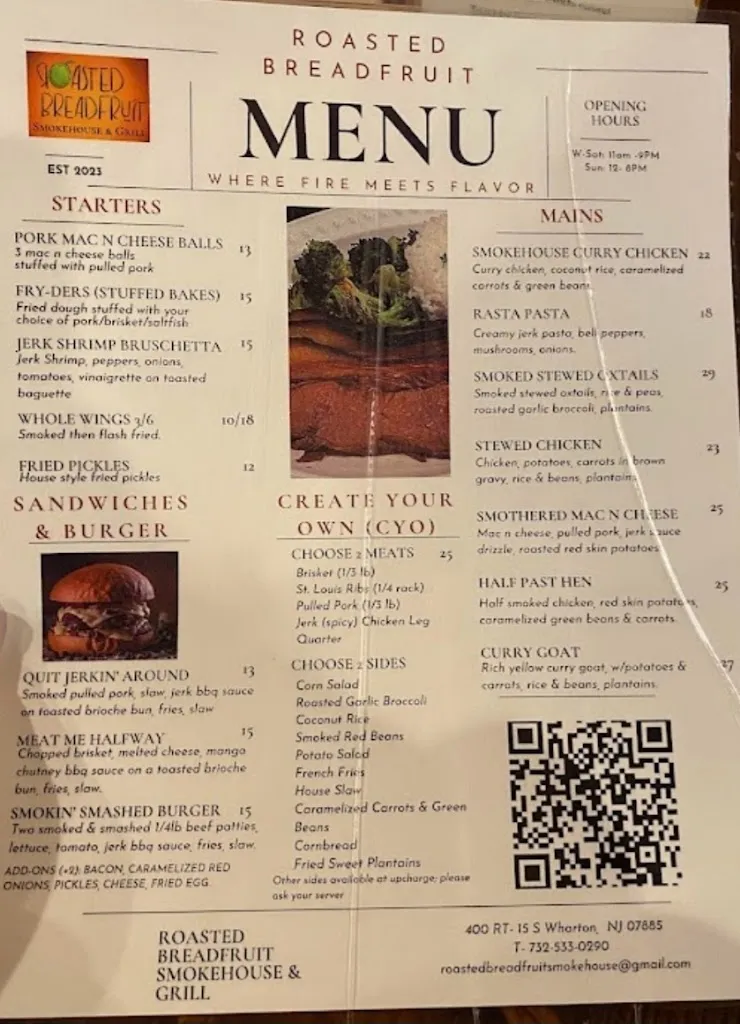 Menu_Roasted Breadfruit Smokehouse and Grill_Wharton, NJ_image_old_2