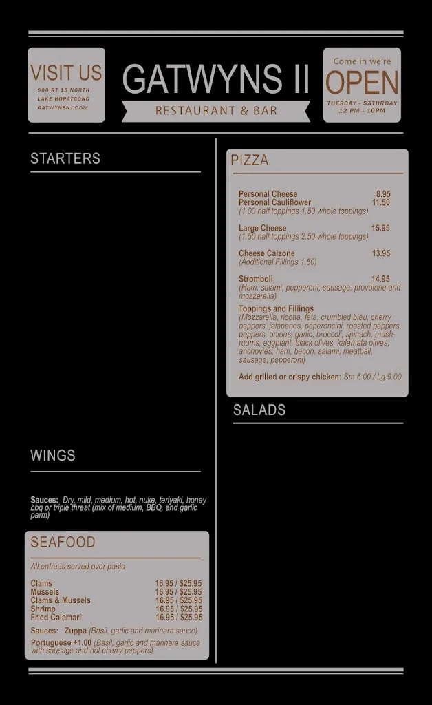 Menu_Gatwyns II_Lake Hopatcong, NJ_image_old_3