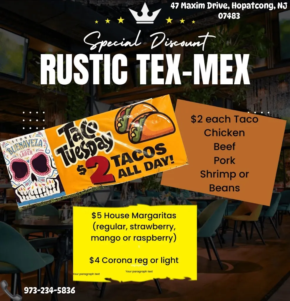 Menu_Rustic Tavern & Sports Bar_Hopatcong, NJ_image_old_3