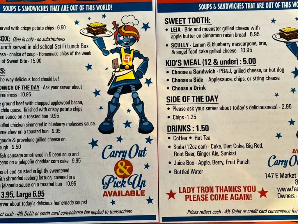 Menu_Lady Tron’s_New Albany, IN_image_old_1