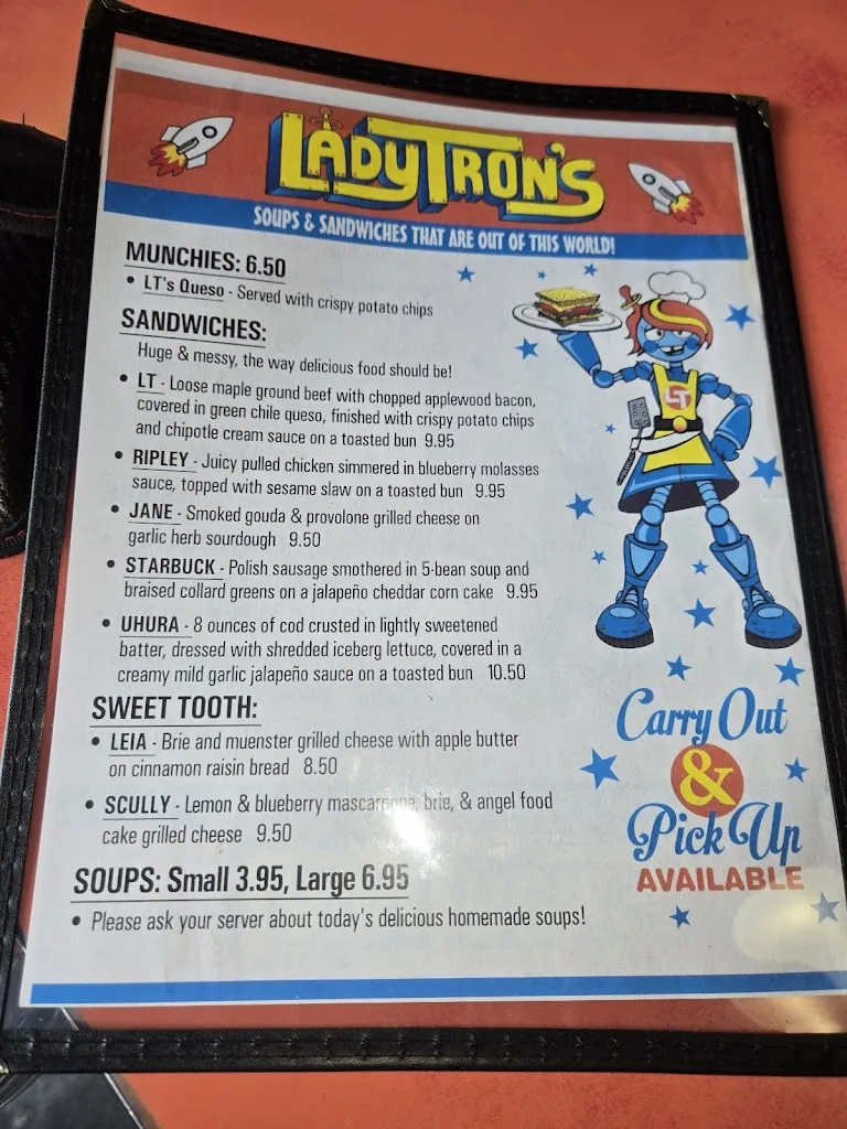 Menu_Lady Tron’s_New Albany, IN_image_old_2