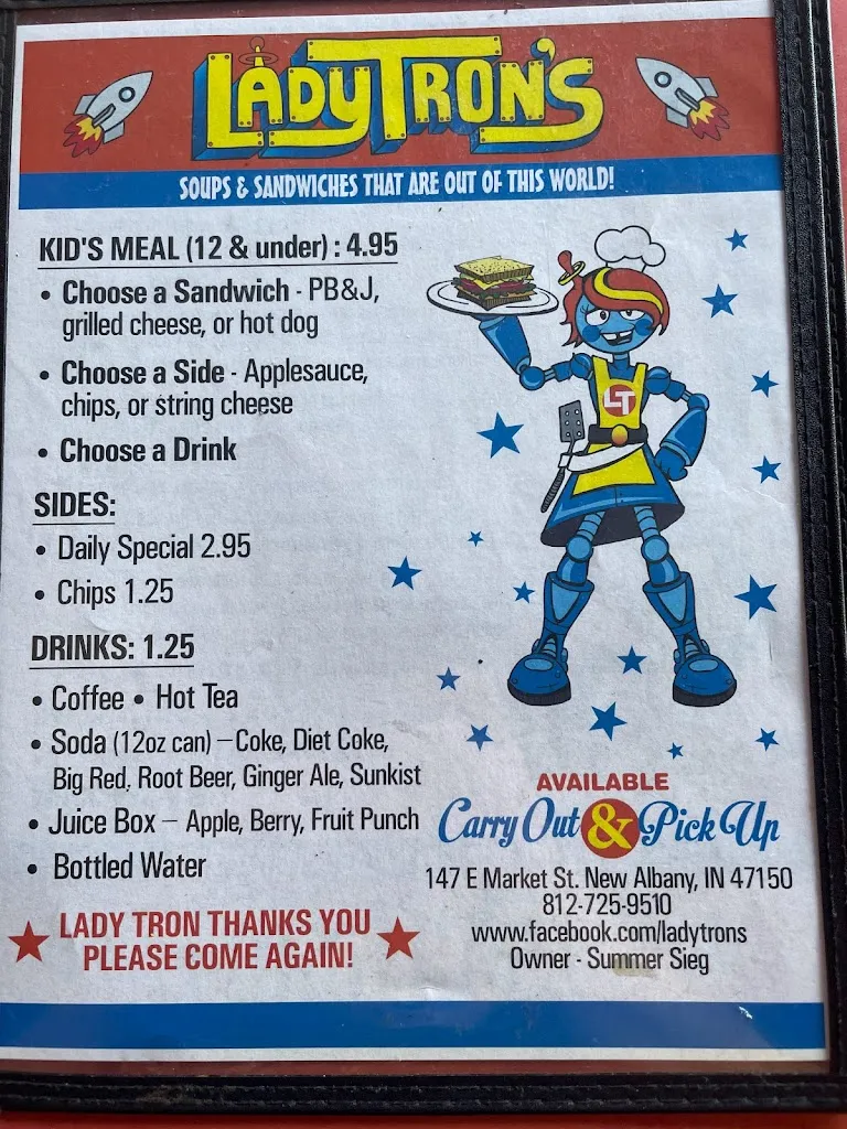 Menu_Lady Tron’s_New Albany, IN_image_old_3