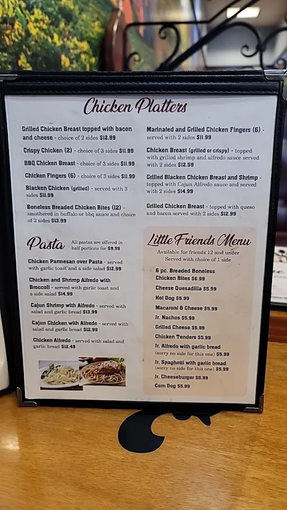 Menu_Friend's Diner_Whiteland, IN_image_old_2
