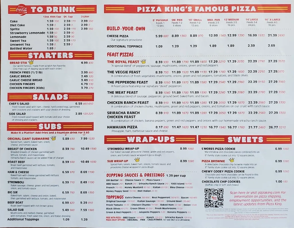 Menu_Pizza King_Pendleton, IN_image_old_1