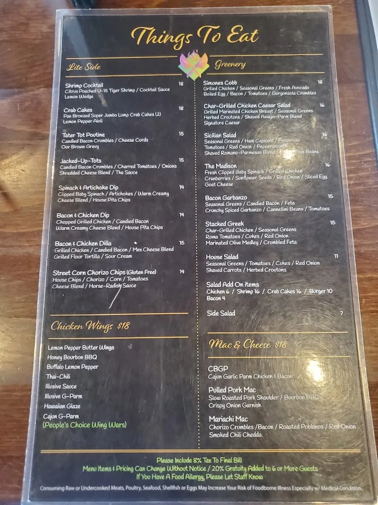 Menu_Illusive Restaurant & Bar_Rensselaer, NY_image_old_3
