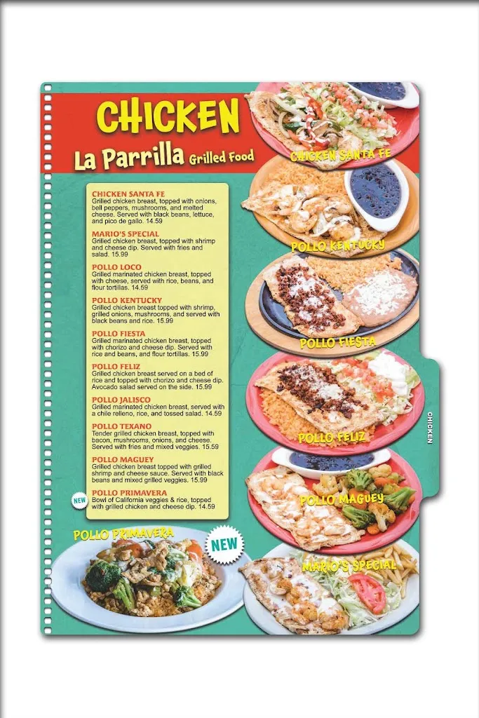 Menu_Los Panchos Mexican Grill_Rockport, IN_image_old_3