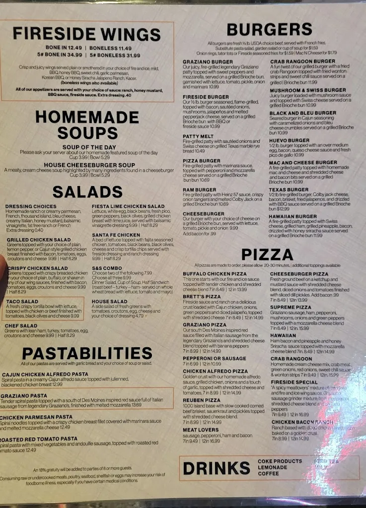 Menu_Fireside Grille_Altoona, IA_image_old_2