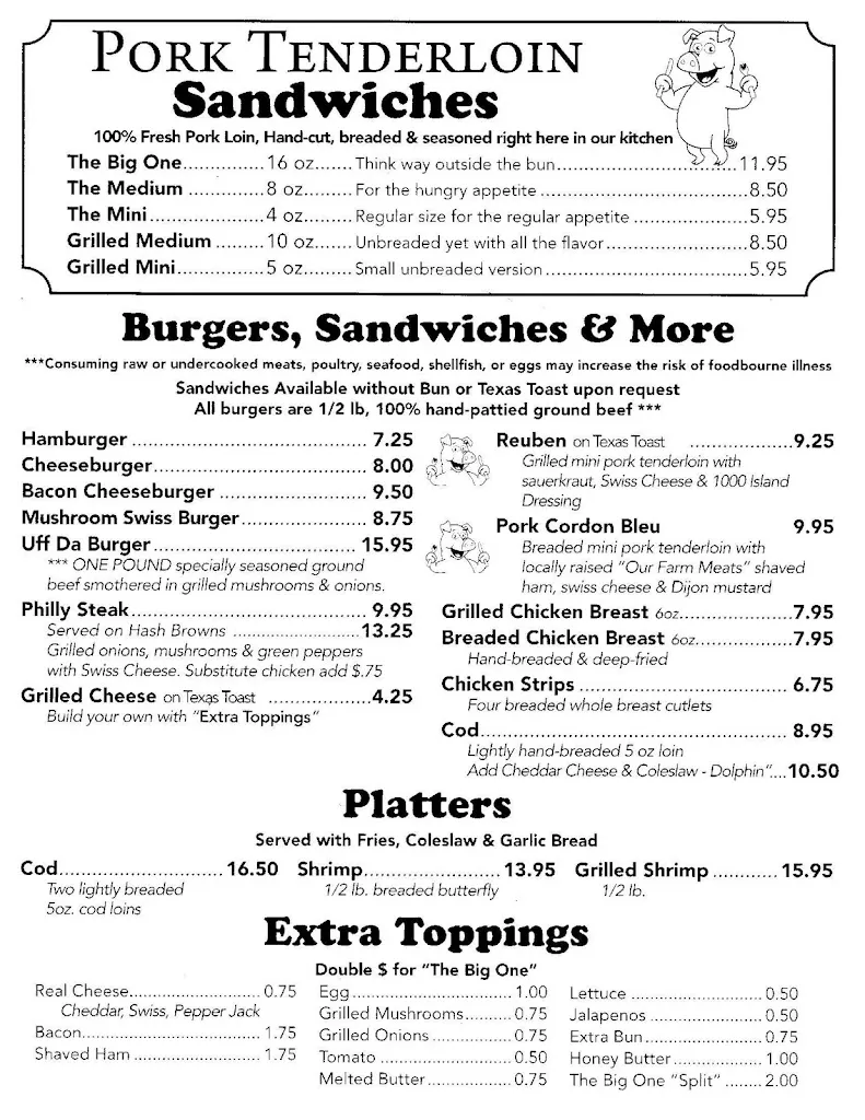 Menu_St. Olaf Tavern_St Olaf, IA_image_old_2