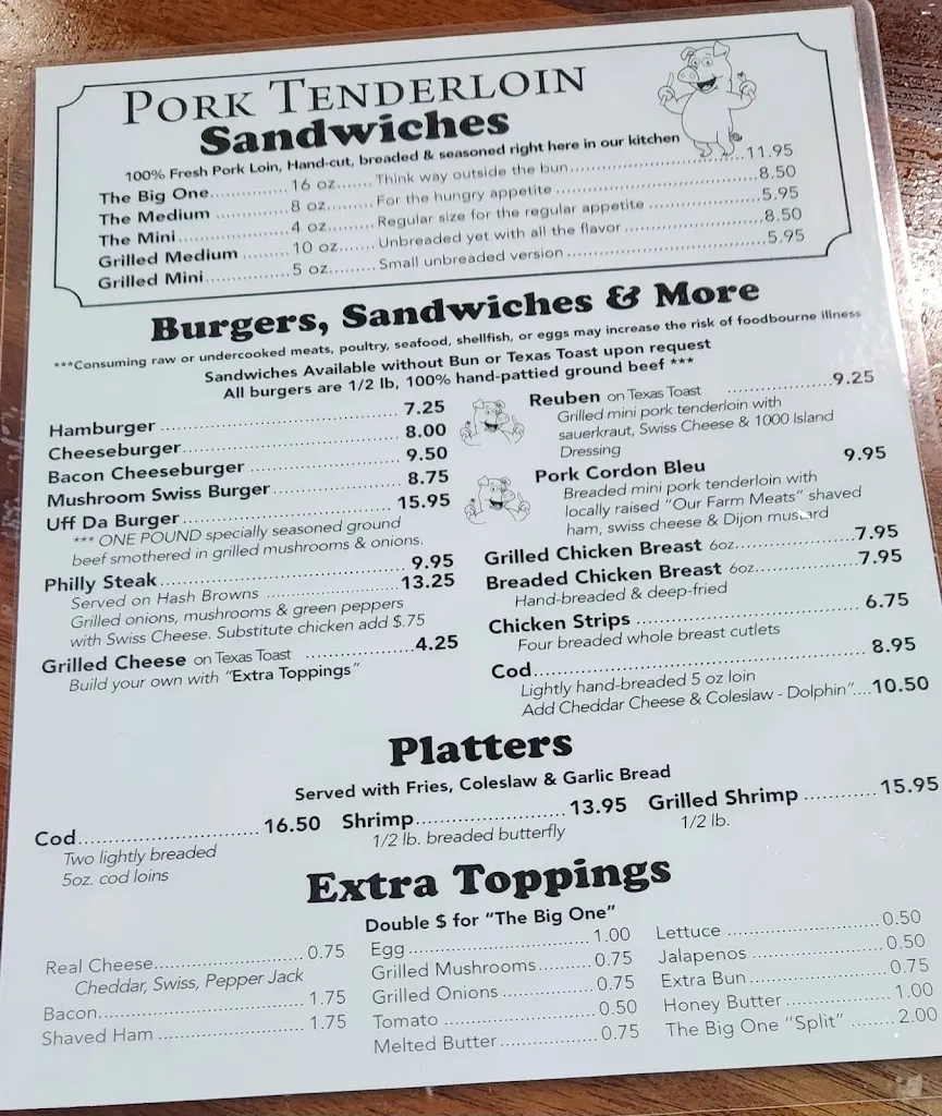Menu_St. Olaf Tavern_St Olaf, IA_image_old_3