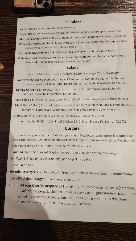 Menu_The Draft House_DeWitt, MI_image_old_1