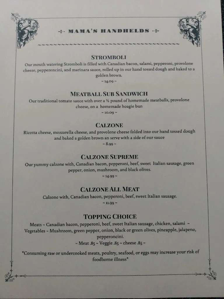 Menu_Mama Nellie's Pizzeria_Emmetsburg, IA_image_old_2
