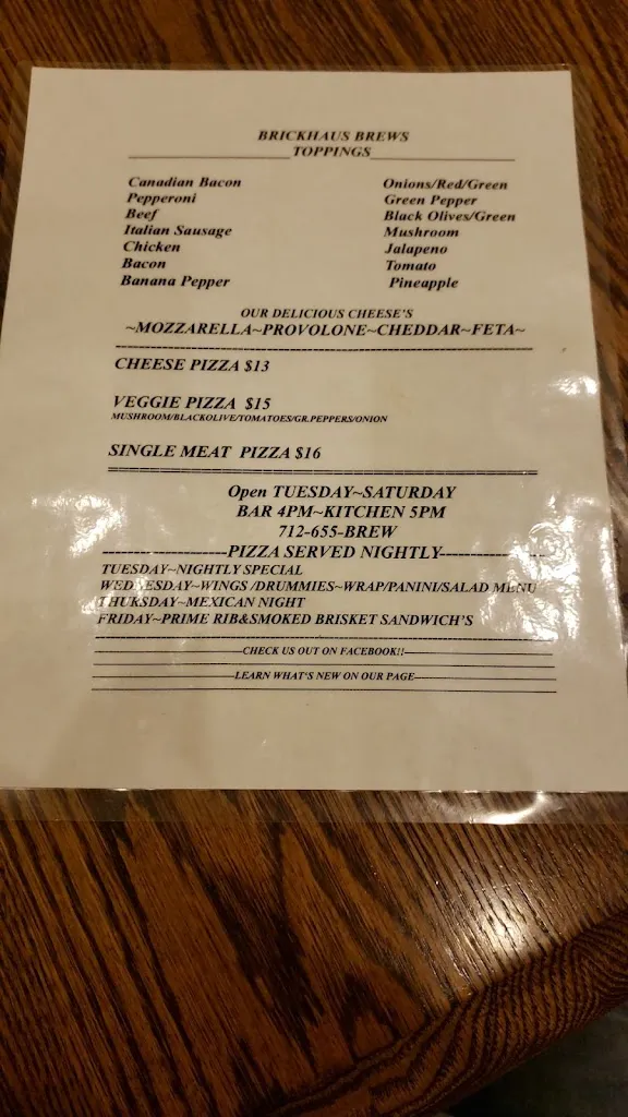 Menu_Brickhaus Brews_Manning, IA_image_old_2