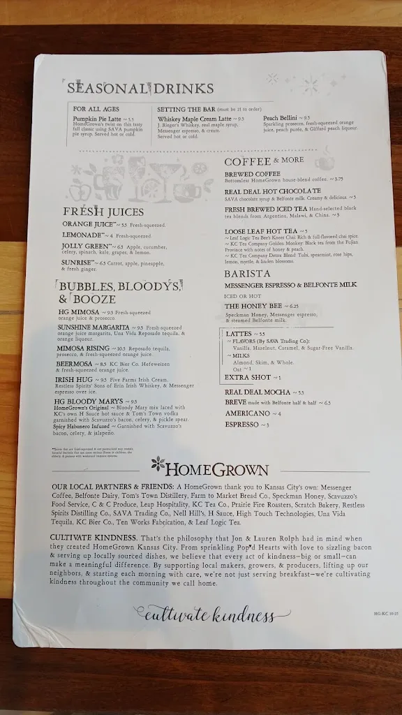 Menu_HomeGrown Kitchen - Liberty_Liberty, MO_image_old_2