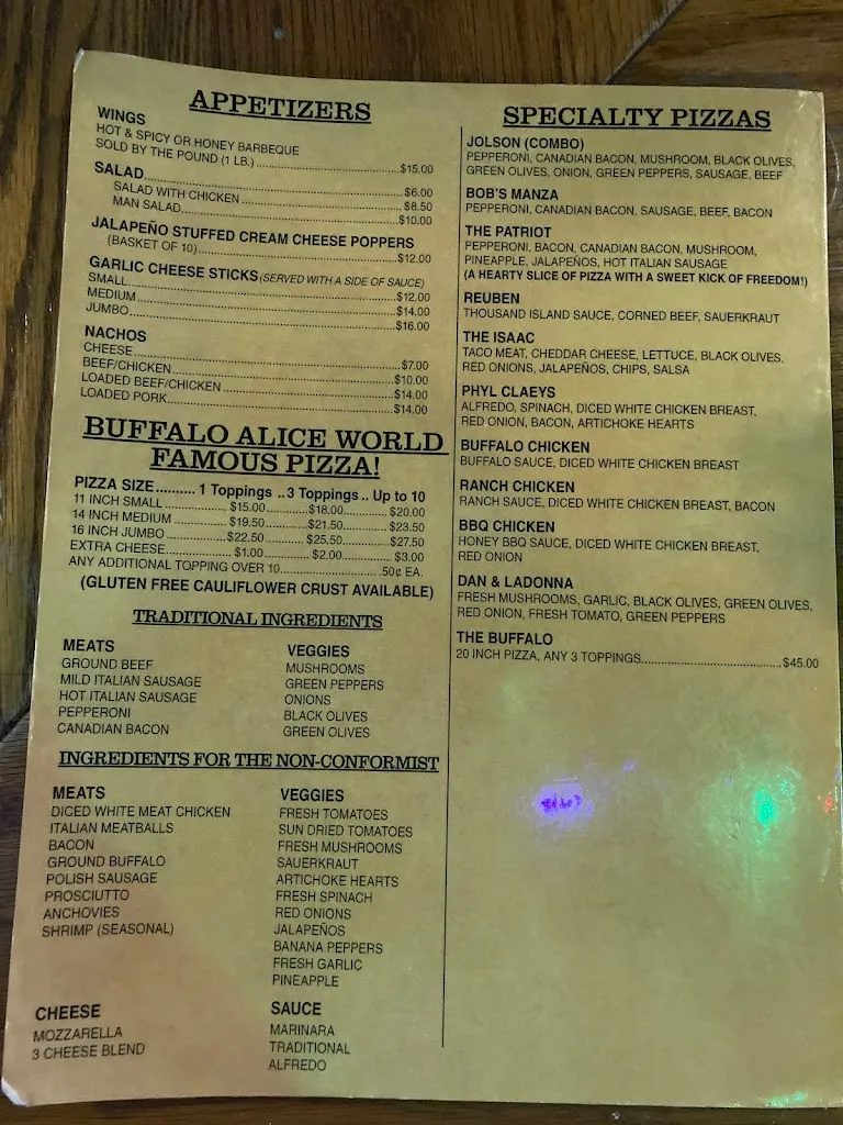 Menu_Buffalo Alice_1022 4th St, Sioux_image_old_2