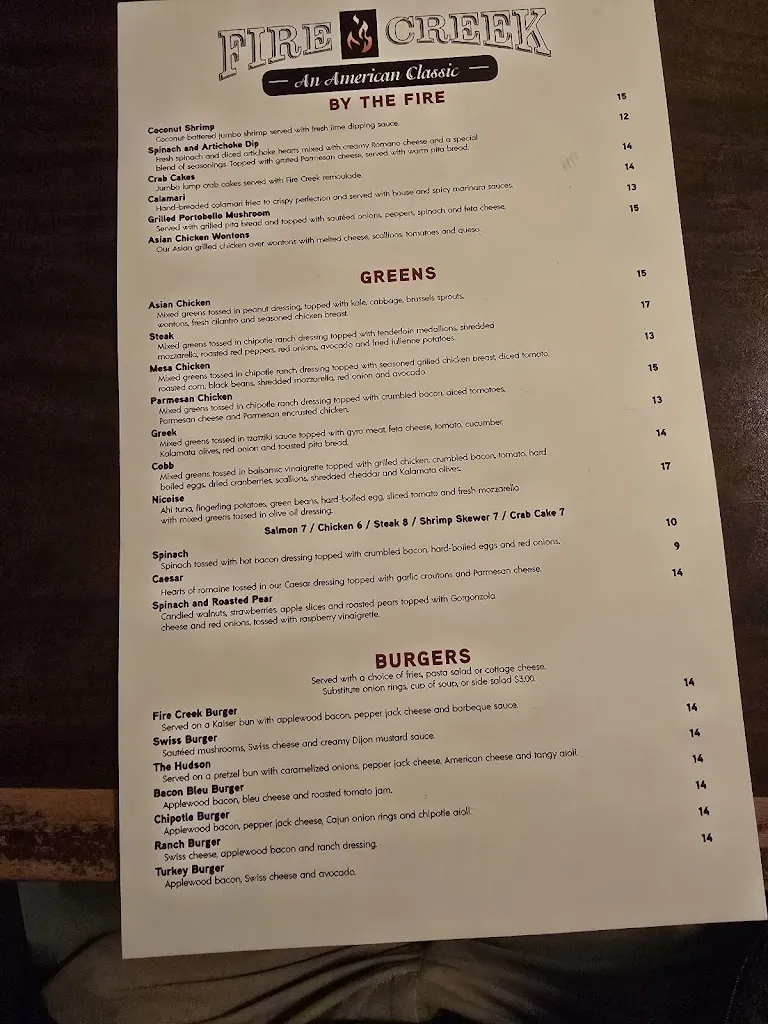 Menu_Fire Creek_West Des Moines, IA_image_old_3