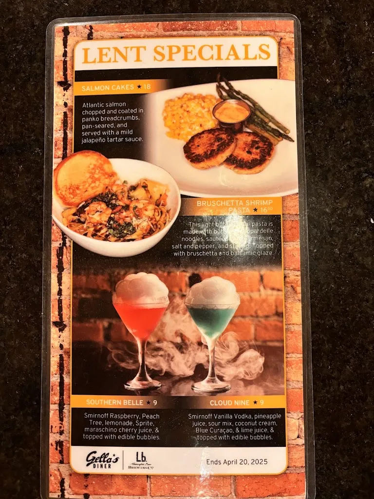 Menu_Gella's Diner and LB Brewing_Hays, KS_image_old_2